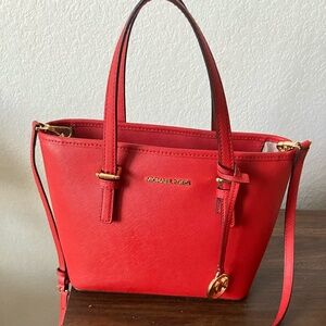 MK Red Tote Bag ( small)